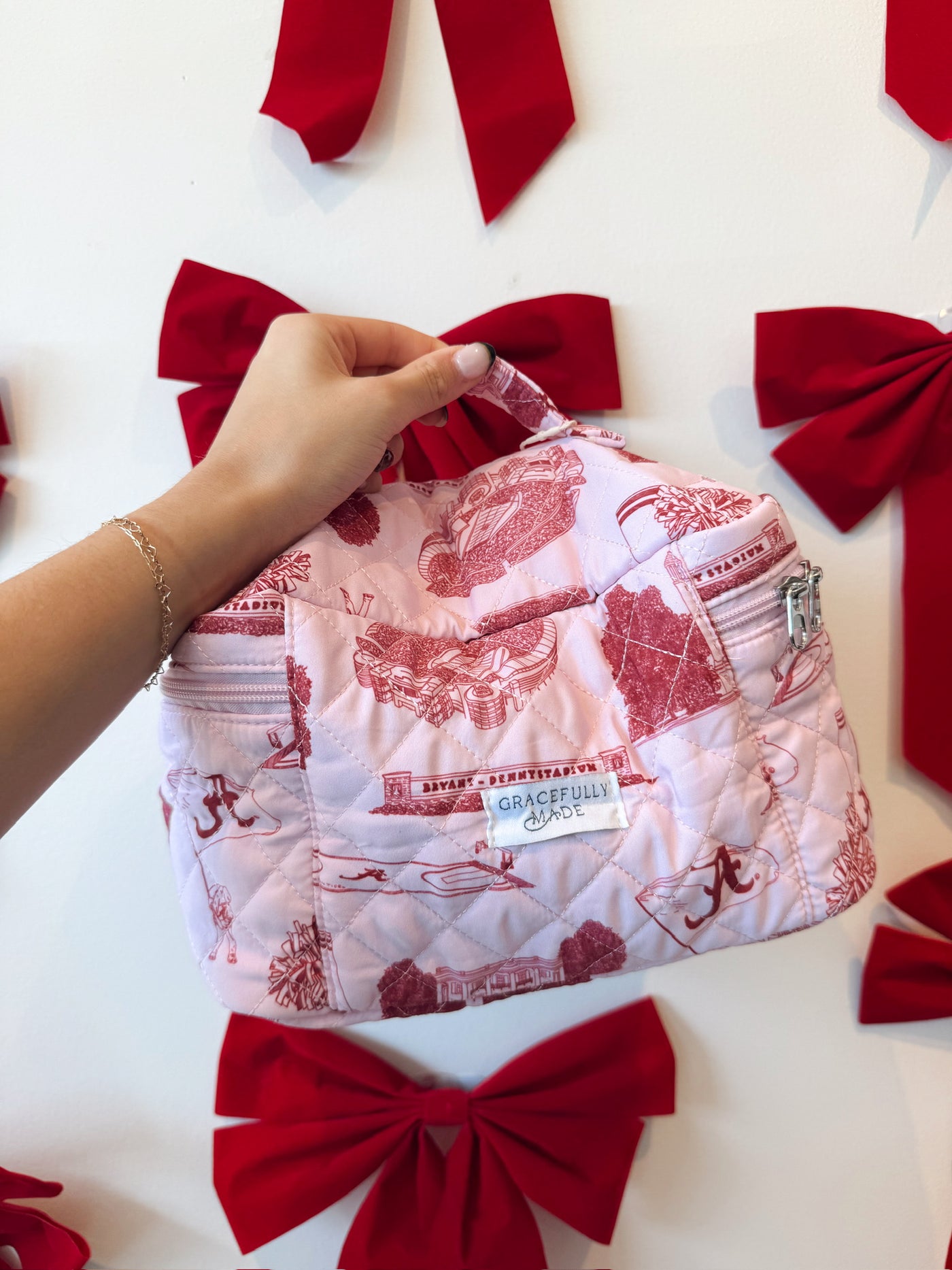 Alabama Collegiate Makeup Bag