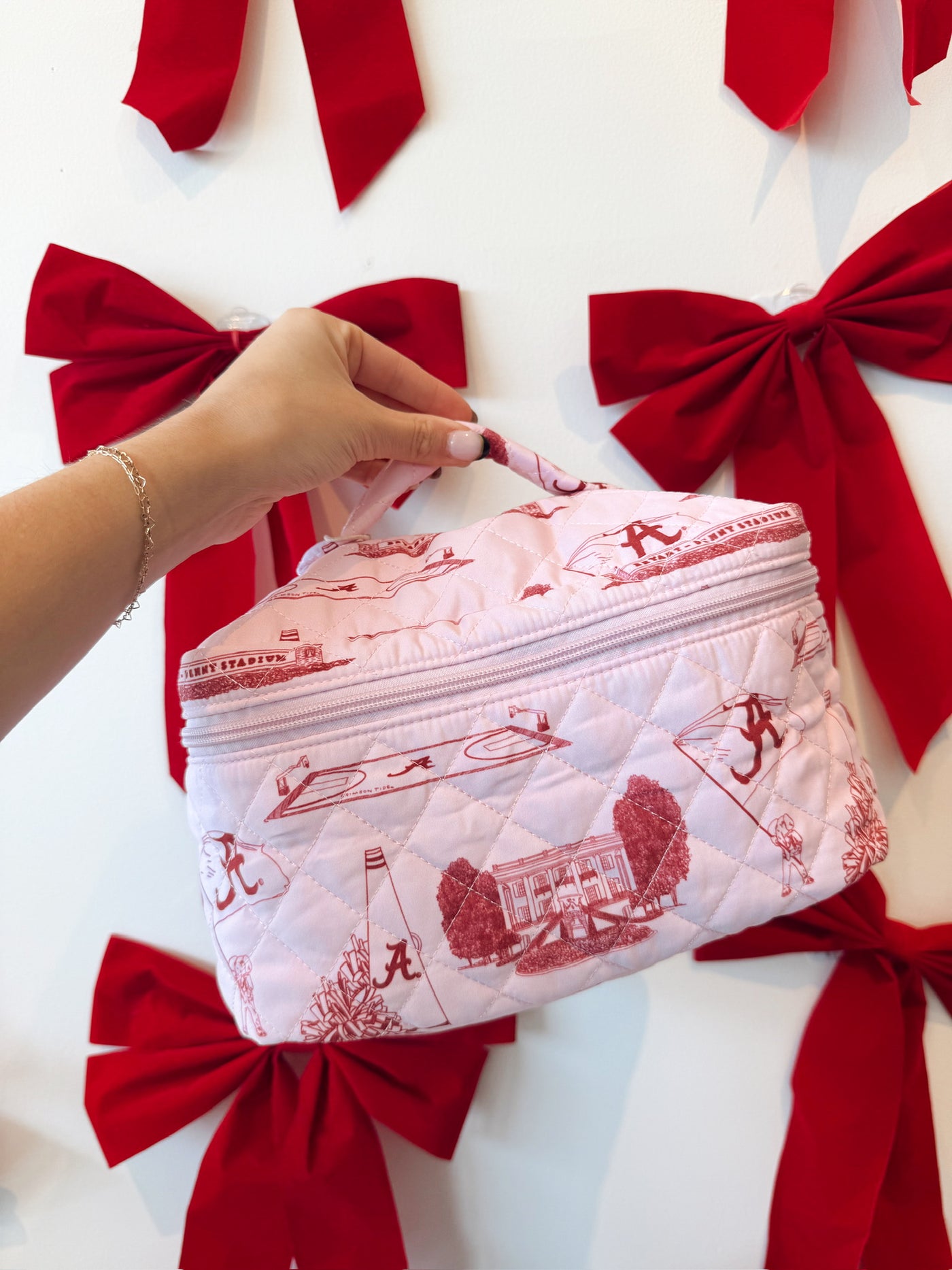 Alabama Collegiate Makeup Bag