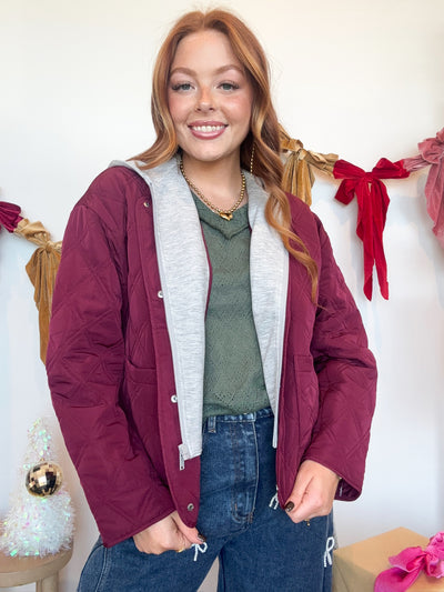 Cozy Quilted Hooded Jacket