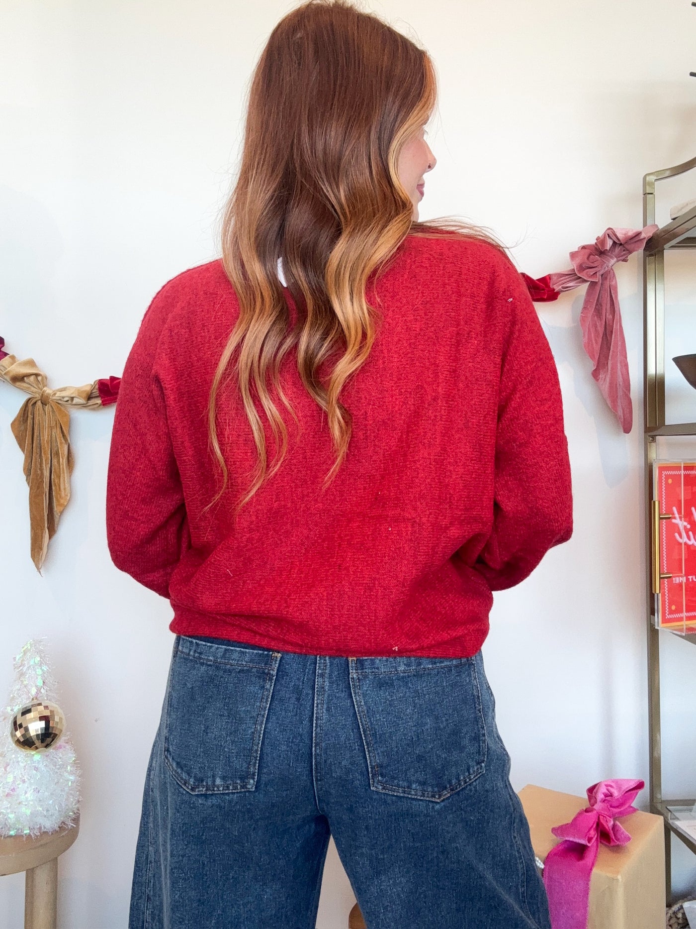 St. Nick Mock Neck Sweater