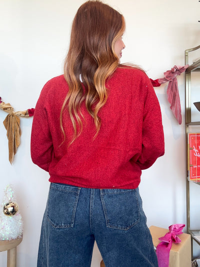 St. Nick Mock Neck Sweater