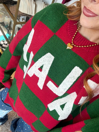 FaLaLa Stripe Sweater