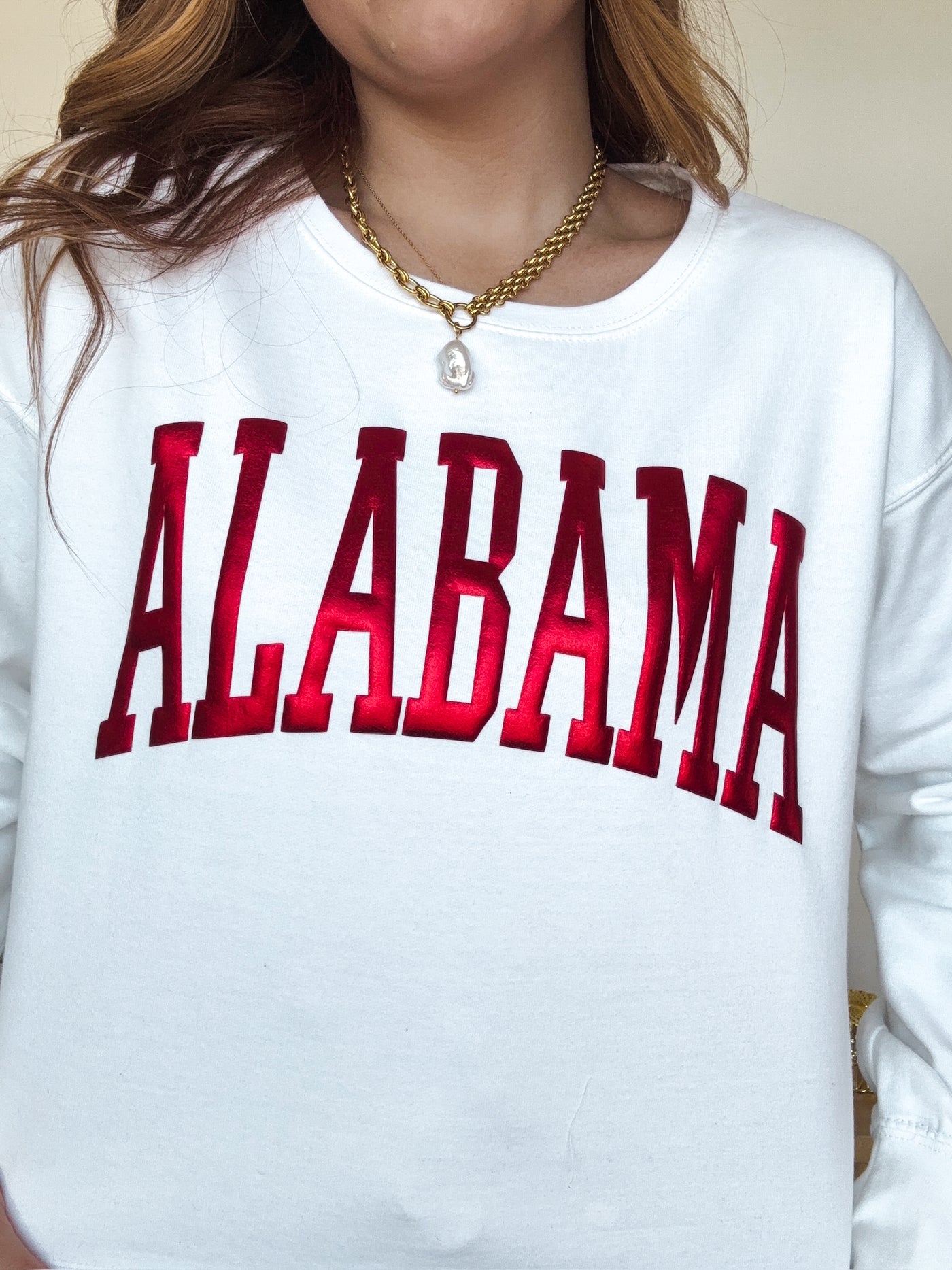 Metallic Alabama Crewneck