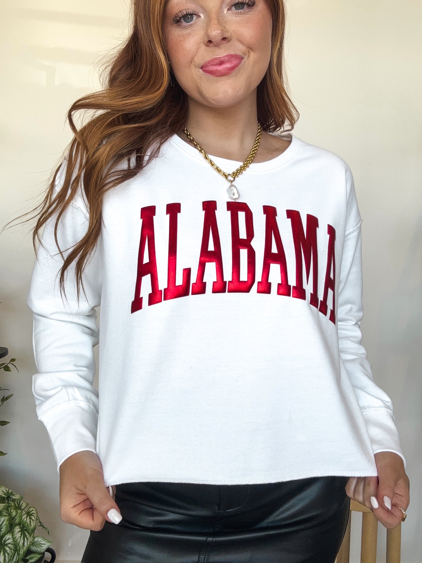 Metallic Alabama Crewneck