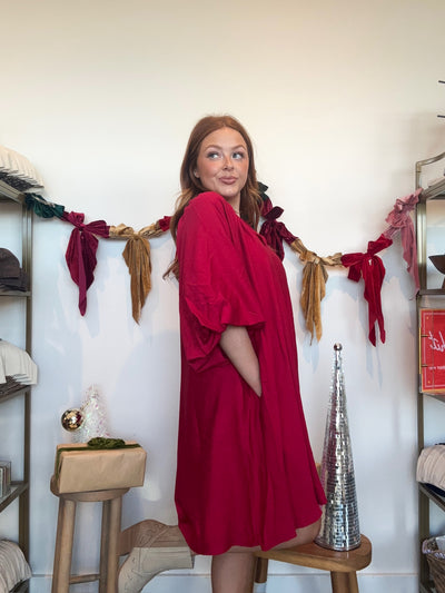 Mary Bubble Sleeve Dress