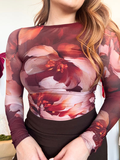 Sunset Dreams Sheer Long Sleeve