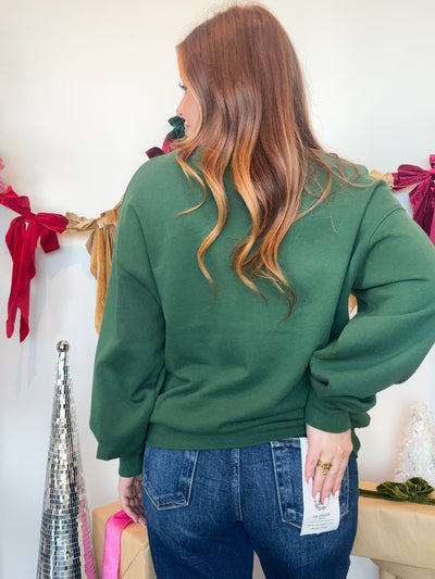 Merrier With A Martini Graphic Sweatshirt