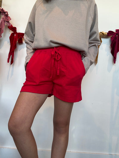 Allison High Waisted Sweat Shorts