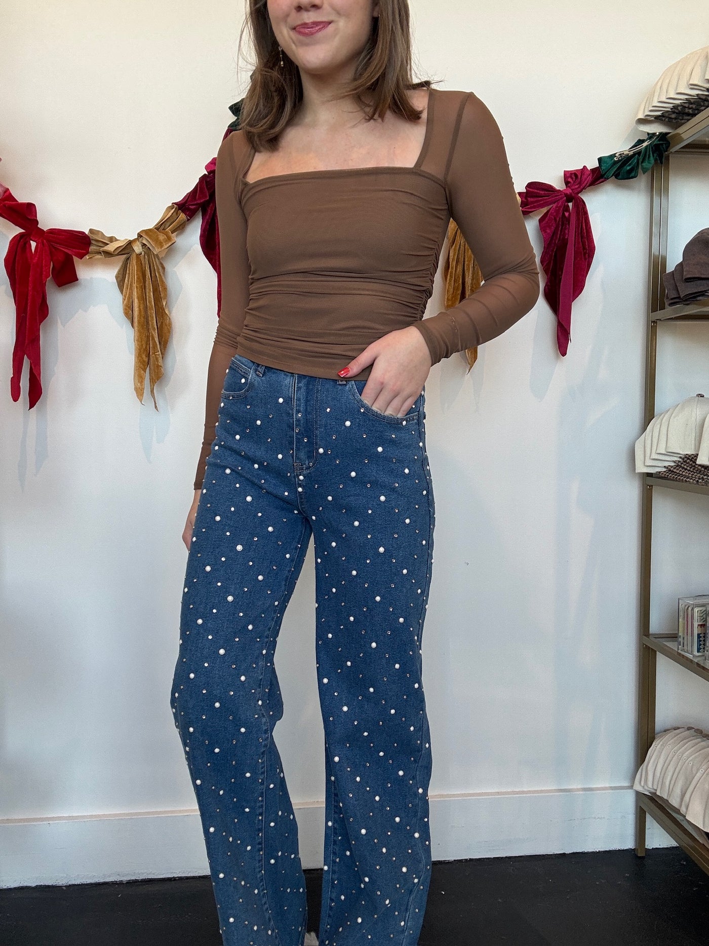 Pearl Straight Leg Denim