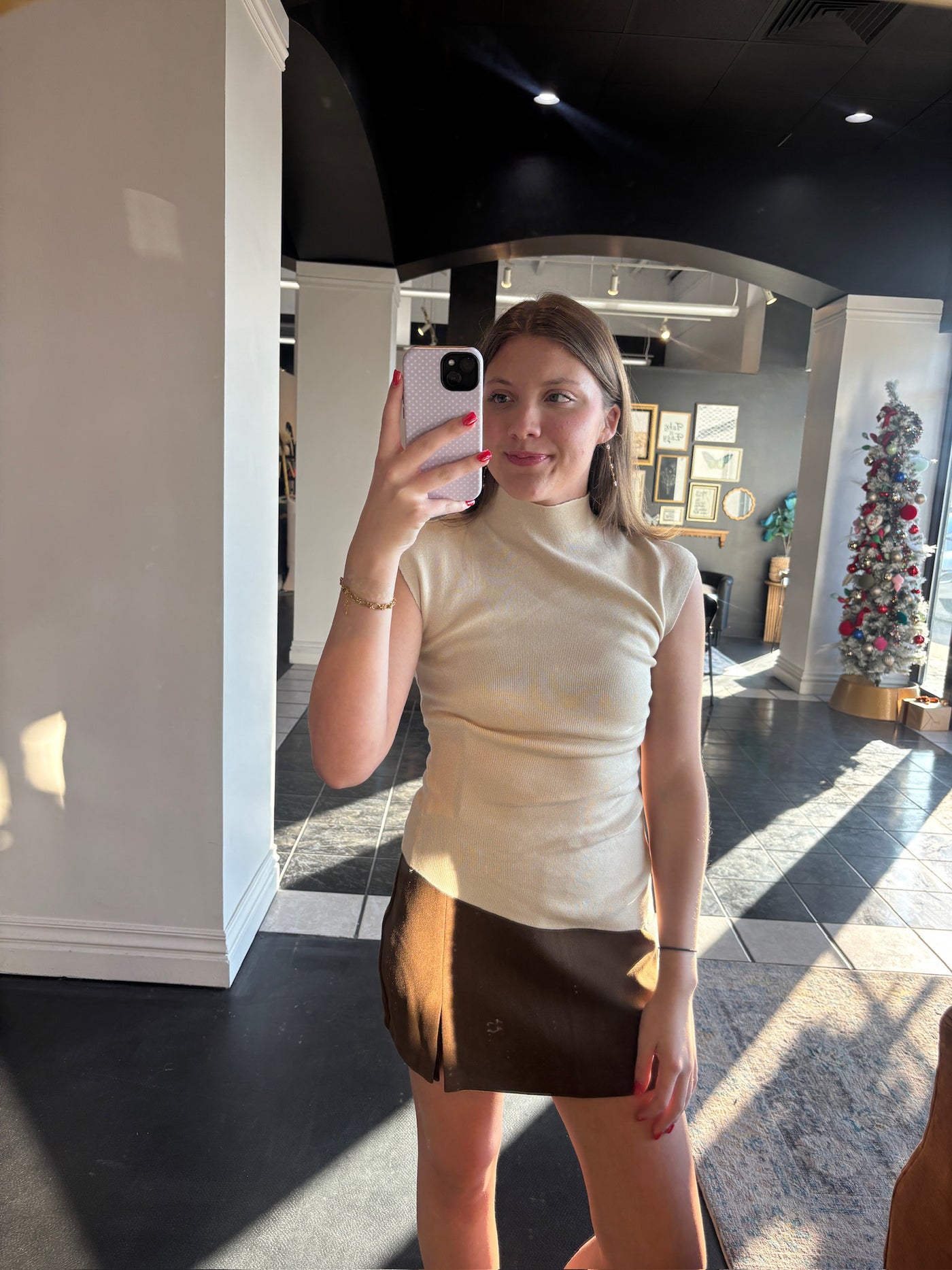 Brush Mini Wrap Skort