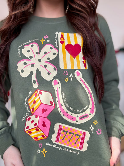 Good Luck Charm Graphic Sweatshirt
