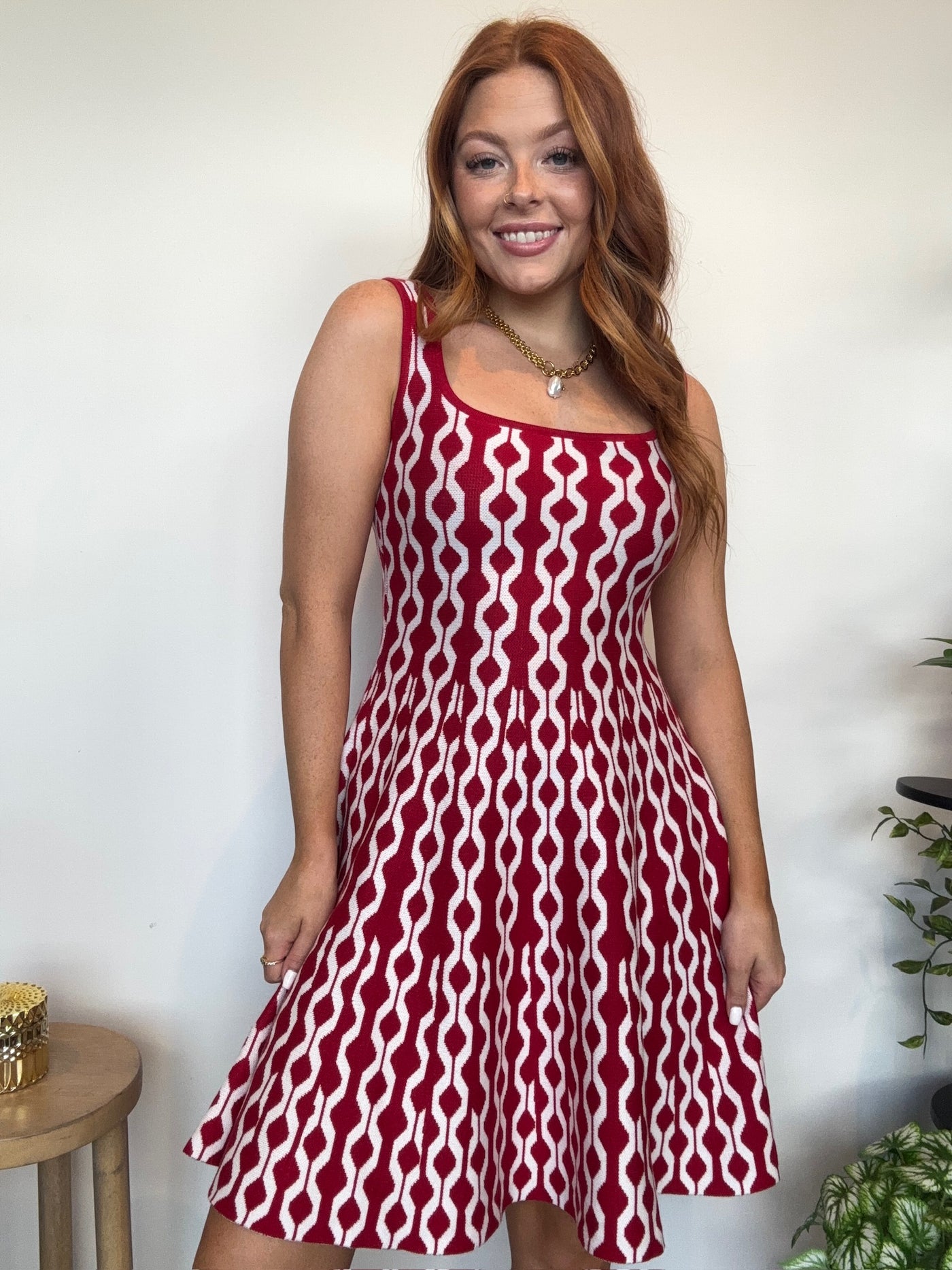 Payton Geometric Mini Dress