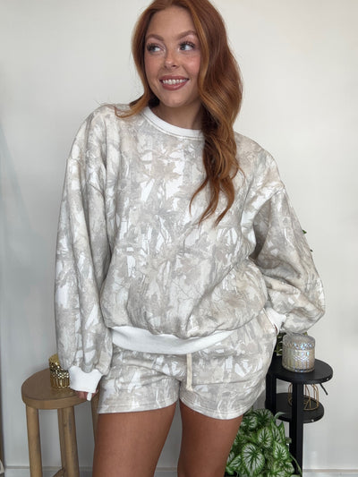 Woodland Camo Crewneck Set