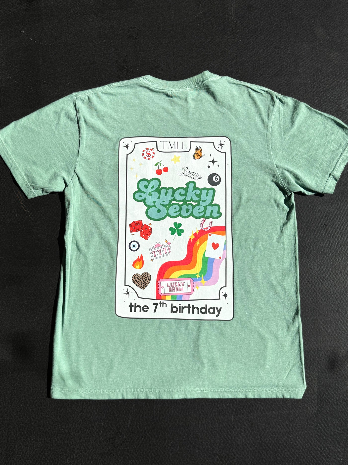 7th Birthday Comfort Color Tee