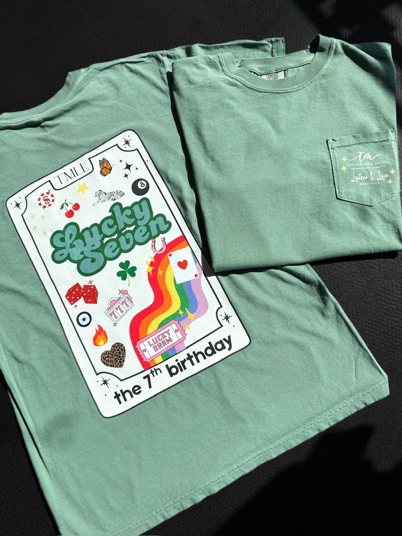 7th Birthday Comfort Color Tee