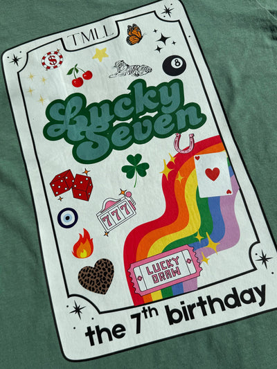 7th Birthday Comfort Color Tee