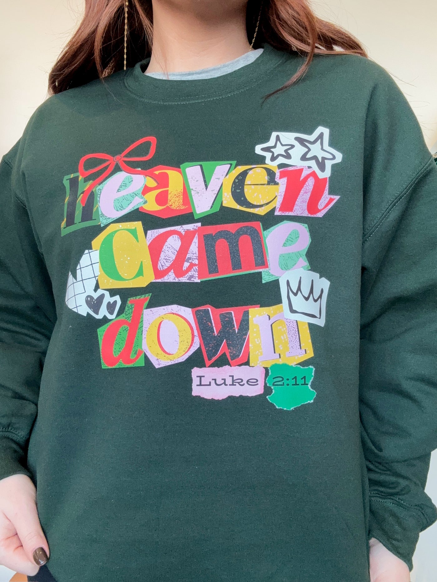 Heaven Came Down Graphic Sweatshirt
