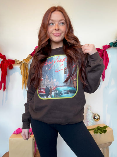 NYC Skyline Graphic Sweatshirt