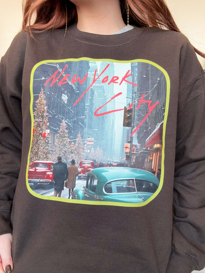 NYC Skyline Graphic Sweatshirt