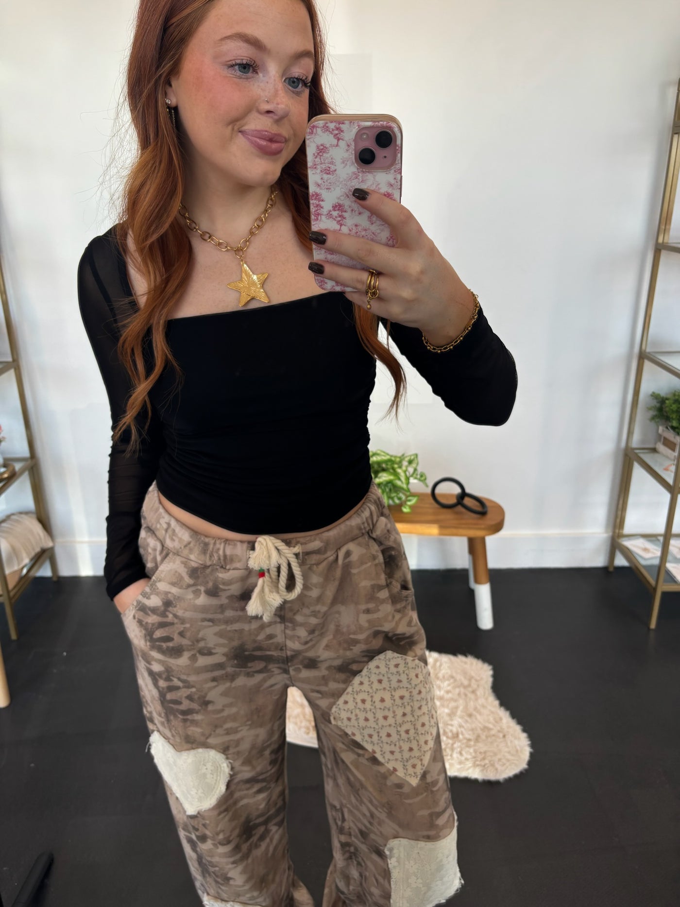 Camo Patchwork Joggers