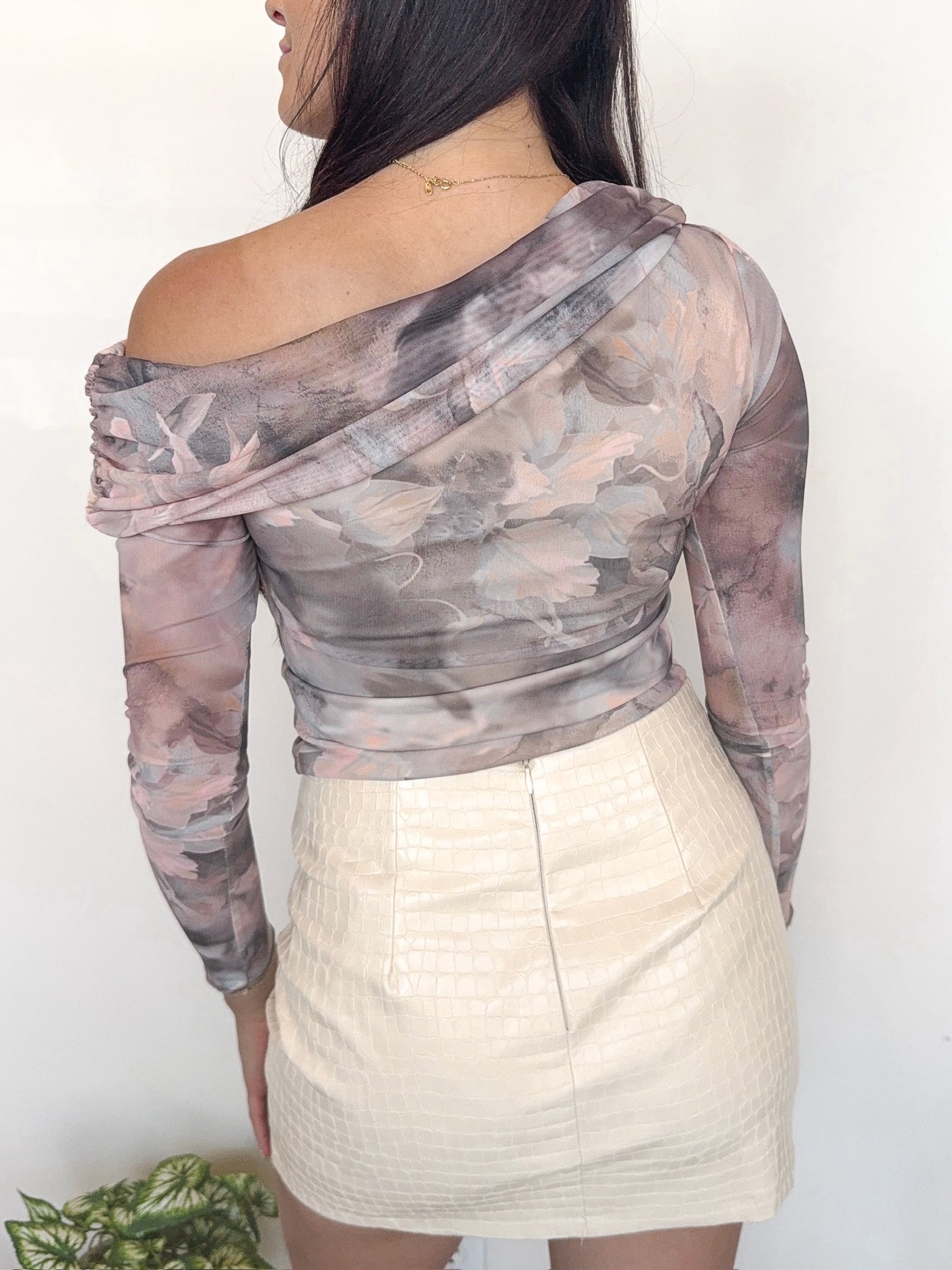 Monet Asymmetrical Top