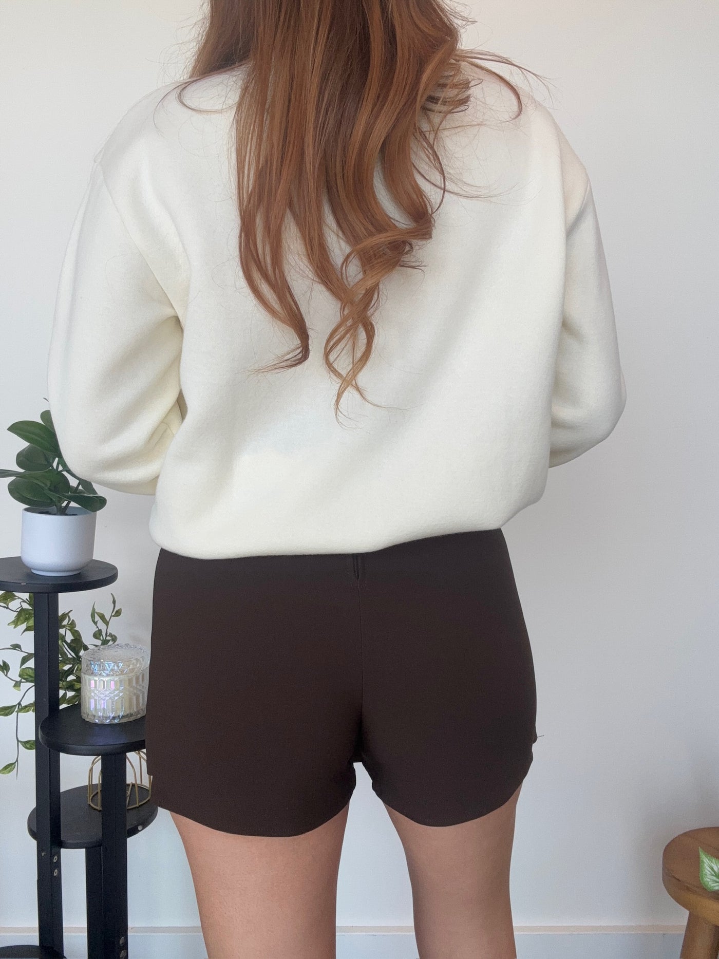 Holly Mini Skort - Brown-160 - BOTTOMS - OTHER-HAVE FASHION-[option4]-[option5]-[option6]-Leather & Lace Boutique Shop
