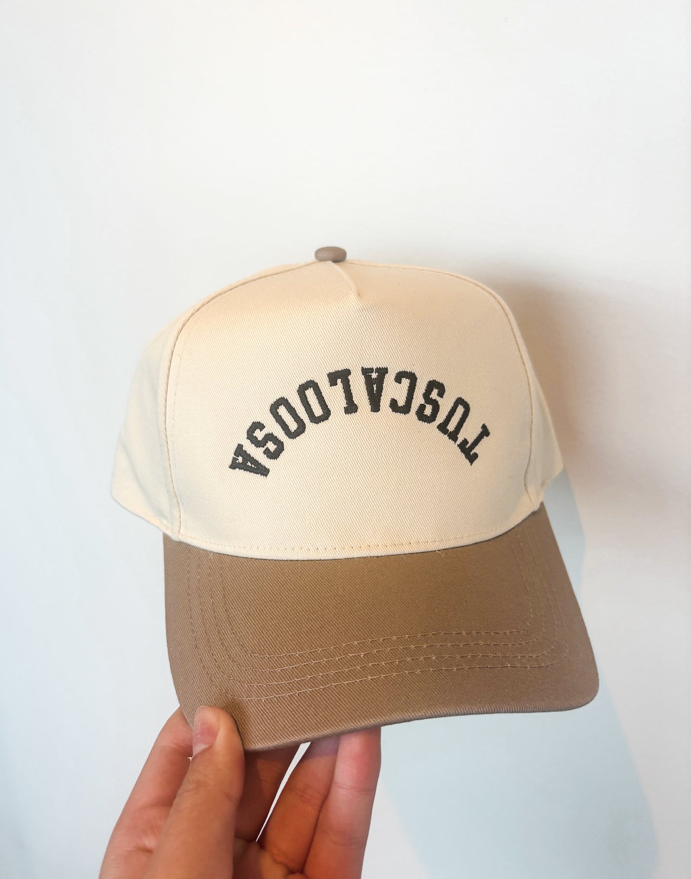 Tuscaloosa Inverted Trucker Hat- Beige