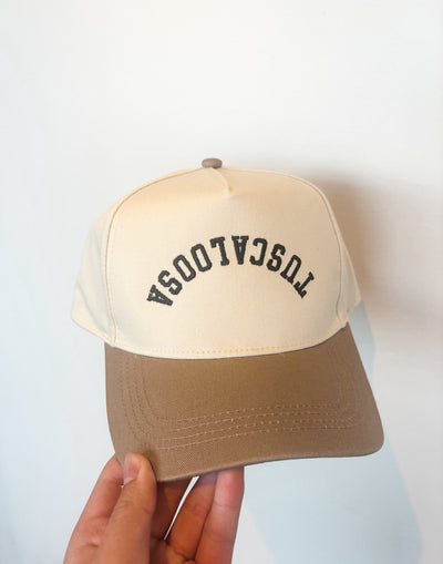 Tuscaloosa Inverted Trucker Hat- Beige