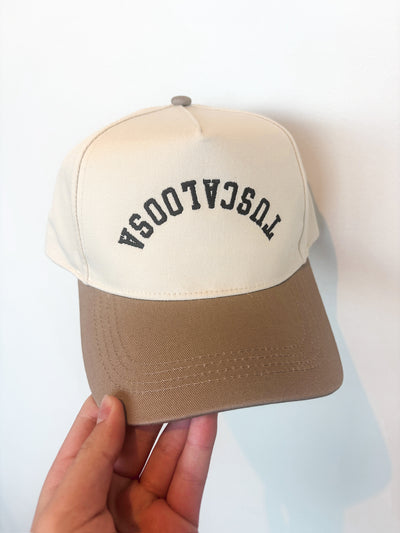 Tuscaloosa Inverted Trucker Hat- Beige