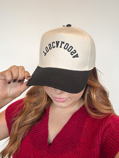 Tuscaloosa Inverted Trucker Hat- Black-190 - ACCESSORIES - HATS/HEADWEAR-DAVID & YOUNG-[option4]-[option5]-[option6]-Leather & Lace Boutique Shop