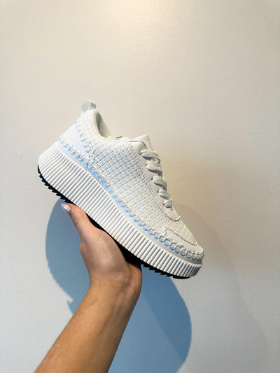 Willow Woven Sneakers - White-180 - SHOES-BERNESS-[option4]-[option5]-[option6]-Leather & Lace Boutique Shop