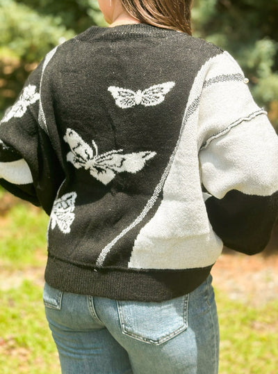 I'll Fly Away Pearl Sweater-130 - TOPS - SWEATERS/SWEATSHIRTS-POL-[option4]-[option5]-[option6]-Leather & Lace Boutique Shop