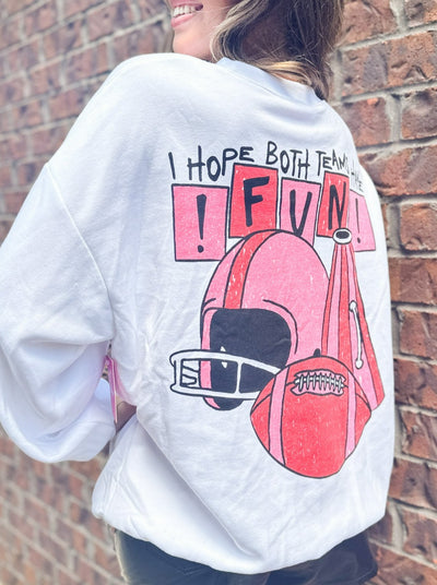 Hope Both Teams Have Fun Gameday Crewneck-130 - TOPS - SWEATERS/SWEATSHIRTS-BUDDYLOVE-[option4]-[option5]-[option6]-Leather & Lace Boutique Shop