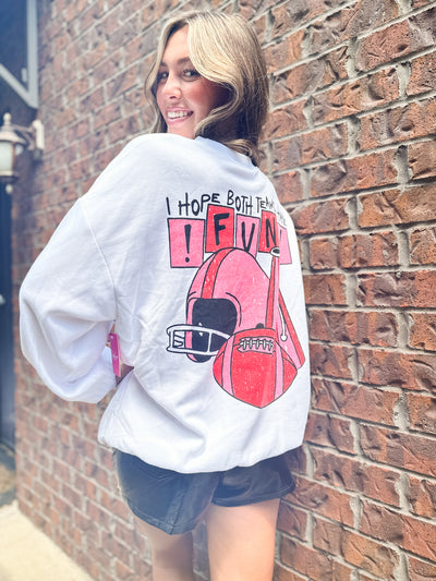 Hope Both Teams Have Fun Gameday Crewneck-130 - TOPS - SWEATERS/SWEATSHIRTS-BUDDYLOVE-[option4]-[option5]-[option6]-Leather & Lace Boutique Shop