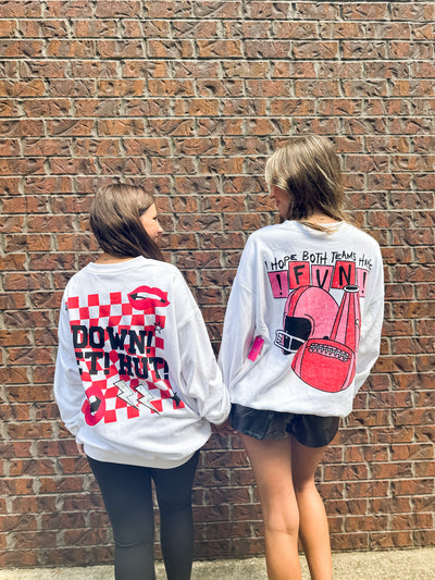 Hope Both Teams Have Fun Gameday Crewneck-130 - TOPS - SWEATERS/SWEATSHIRTS-BUDDYLOVE-[option4]-[option5]-[option6]-Leather & Lace Boutique Shop