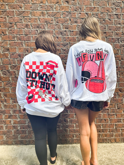 Hope Both Teams Have Fun Gameday Crewneck-130 - TOPS - SWEATERS/SWEATSHIRTS-BUDDYLOVE-[option4]-[option5]-[option6]-Leather & Lace Boutique Shop