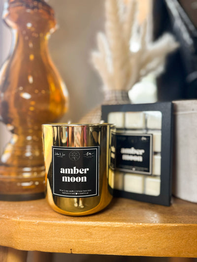 TMLL Signature Candle Fall Collection - Amber Moon-190 - ACCESSORIES - HOME-LEATHER & LACE-[option4]-[option5]-[option6]-Leather & Lace Boutique Shop