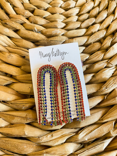 Rainbow Drops Earrings-190 - ACCESSORIES - JEWELRY-MARY KATHERINE DESIGNS-[option4]-[option5]-[option6]-Leather & Lace Boutique Shop