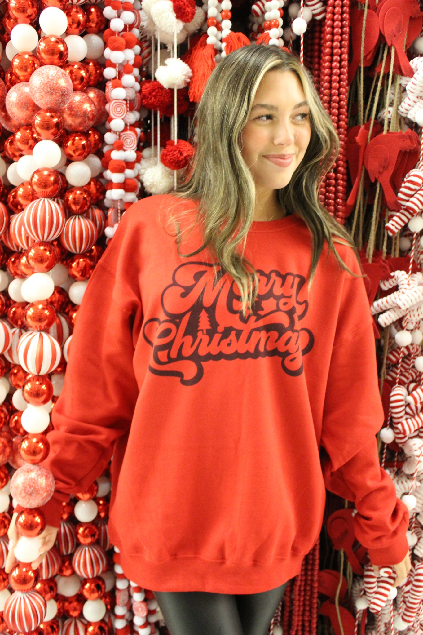 Christmas in Aspen Graphic Sweatshirt-135 - DEMAND GRAPHIC-LEATHER & LACE-[option4]-[option5]-[option6]-Leather & Lace Boutique Shop