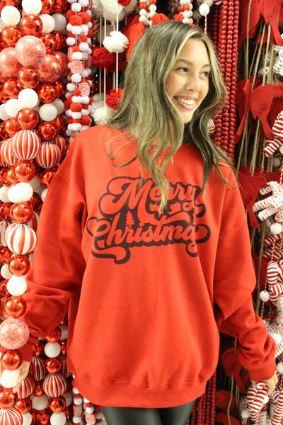Christmas in Aspen Graphic Sweatshirt-135 - DEMAND GRAPHIC-LEATHER & LACE-[option4]-[option5]-[option6]-Leather & Lace Boutique Shop