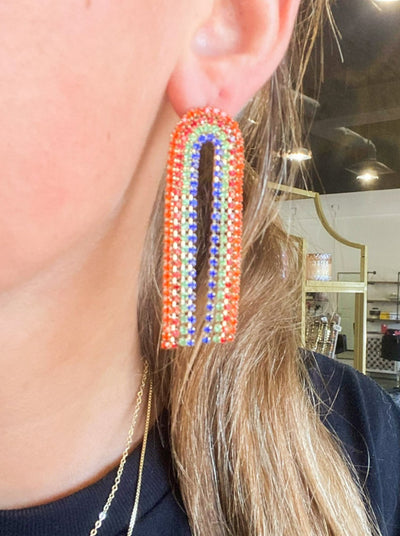 Rainbow Drops Earrings-190 - ACCESSORIES - JEWELRY-MARY KATHERINE DESIGNS-[option4]-[option5]-[option6]-Leather & Lace Boutique Shop