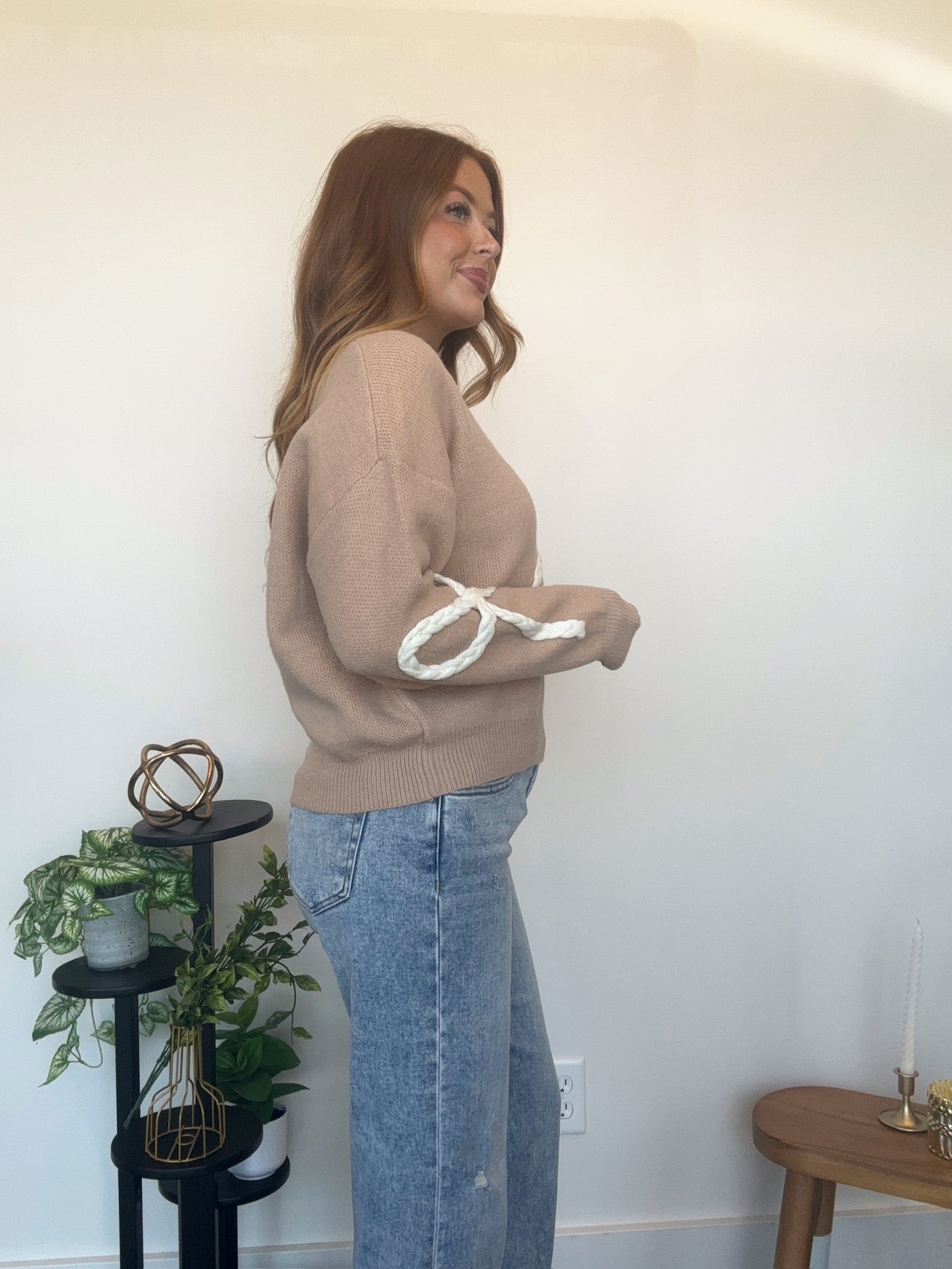 Cream & Bows Lightweight Sweater