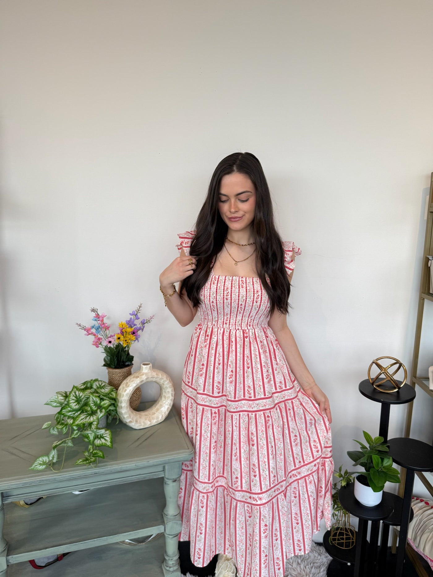 Malibu Tiered Midi Dress Malibu Tiered Midi Dress