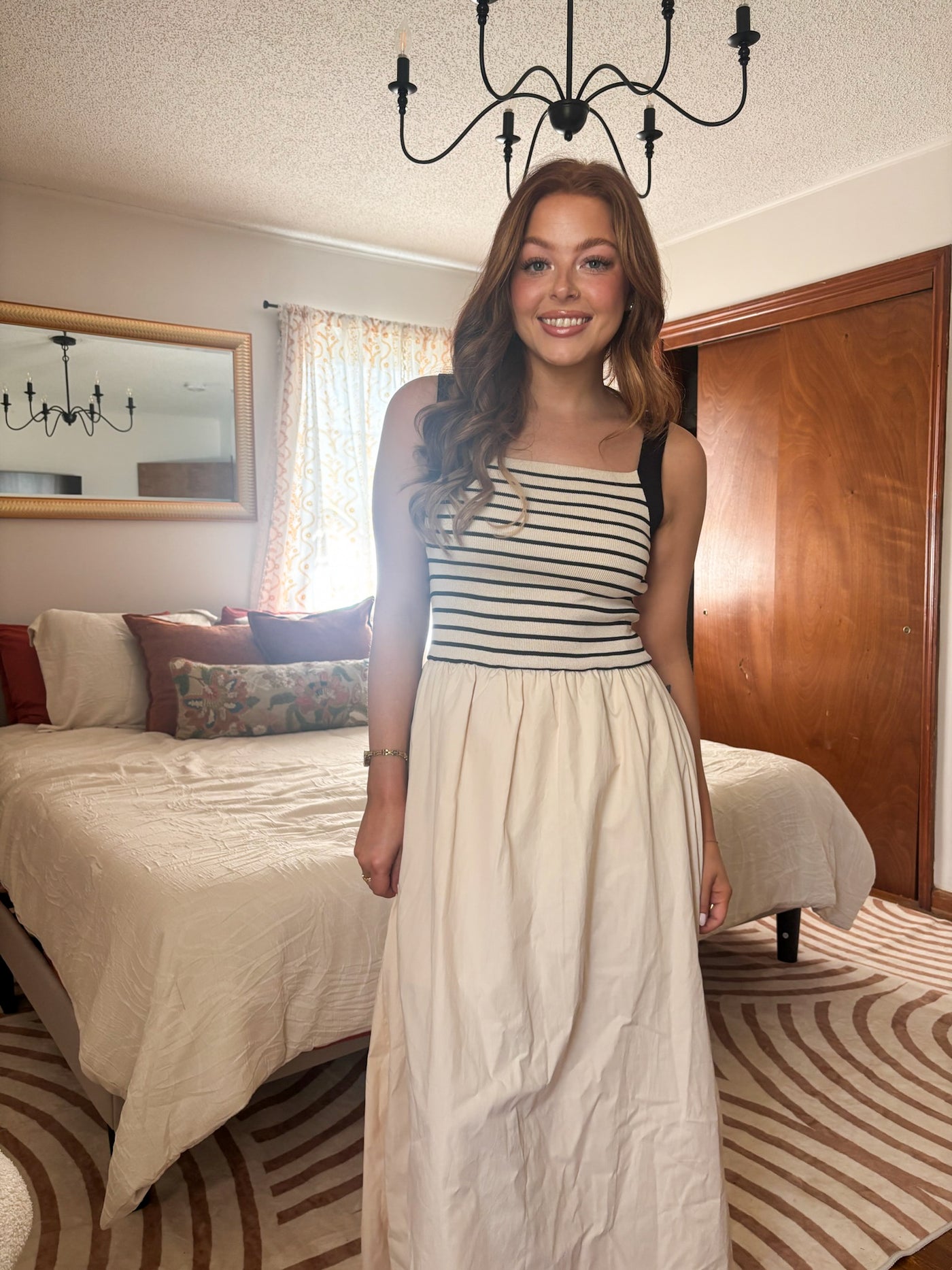 blu pepper maxi dress Retro Romance Maxi Dress