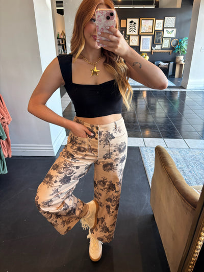 Rose Garden Wide Leg Pants