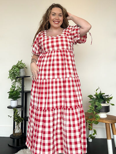 Apple Of My Eye Midi Dress-170 - DRESSES-JNNA-[option4]-[option5]-[option6]-Leather & Lace Boutique Shop