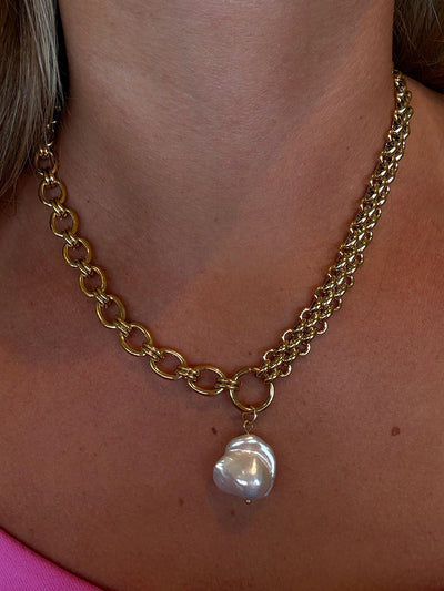 The Amber Necklace-190 - ACCESSORIES - JEWELRY-CHANSUTT PEARLS-[option4]-[option5]-[option6]-Leather & Lace Boutique Shop