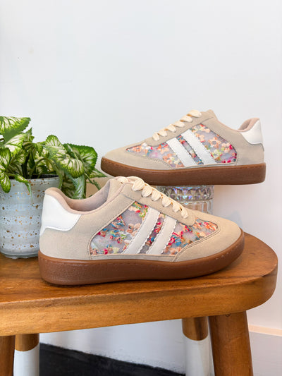 Arielle Floral Mesh Sneakers-180 - SHOES-MAKERS-[option4]-[option5]-[option6]-Leather & Lace Boutique Shop