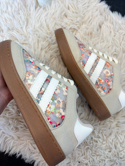 Arielle Floral Mesh Sneakers-180 - SHOES-MAKERS-[option4]-[option5]-[option6]-Leather & Lace Boutique Shop