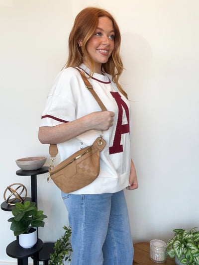 Check Me Out Bum Bag- Camel-190 - ACCESSORIES - BAGS/BELTS-LEATHER & LACE-[option4]-[option5]-[option6]-Leather & Lace Boutique Shop